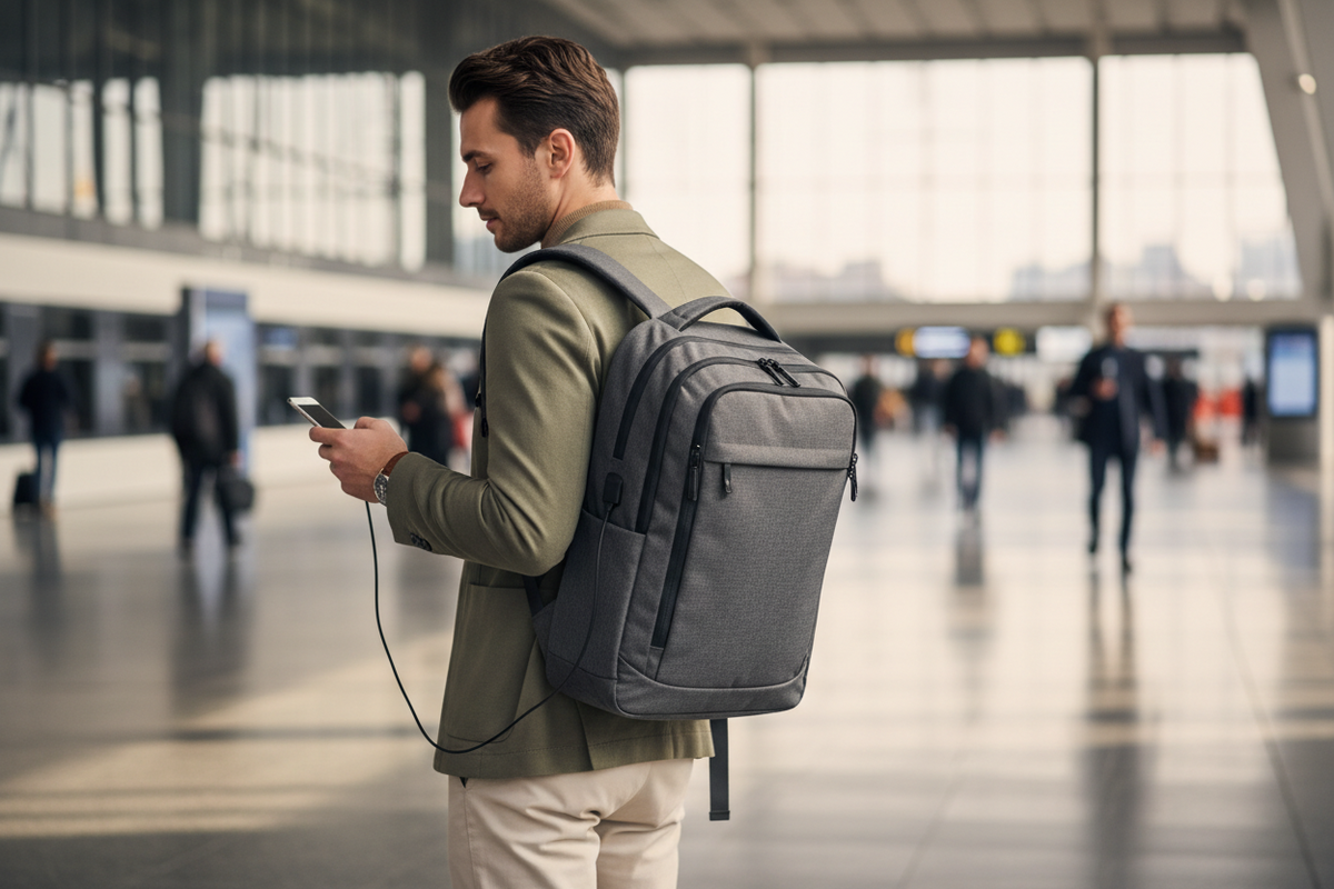 Sac à dos ordinateur avec port USB : est-ce vraiment utile ? Image