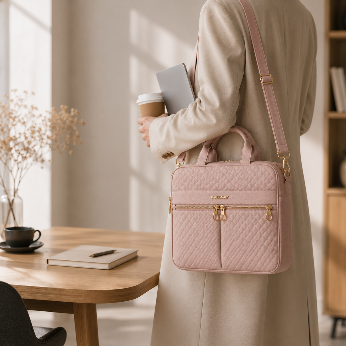 Sacoche Ordinateur Femme Élégante Professionnelle 17 Pouces