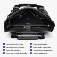 Le Tote — Tote bag ordinateur convertible en sac à dos