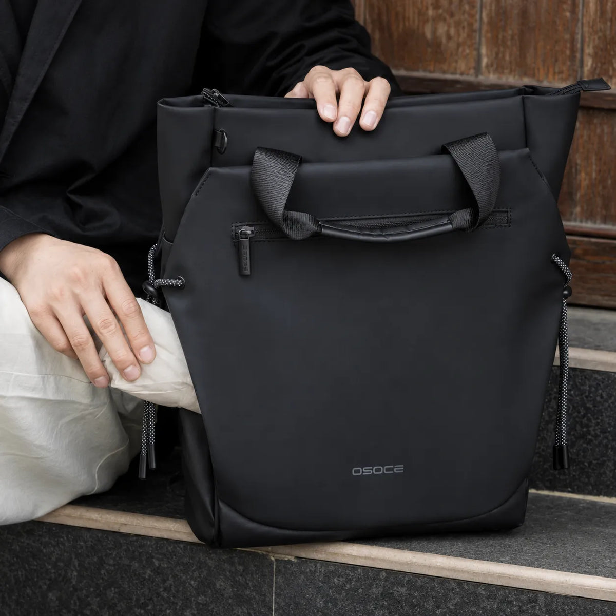 Le Tote — Tote bag ordinateur convertible en sac à dos