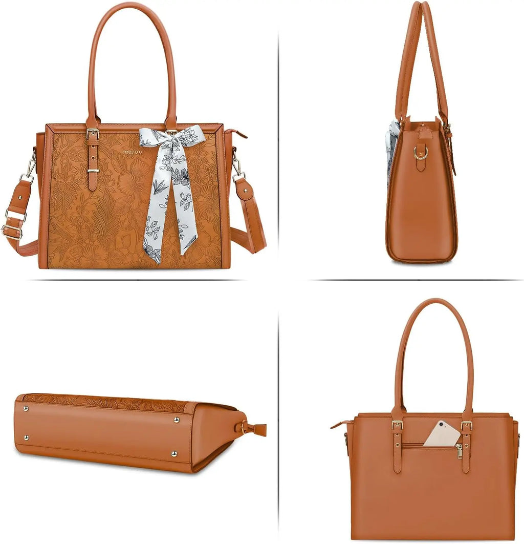 Sac ordinateur femme cuir 17 pouces