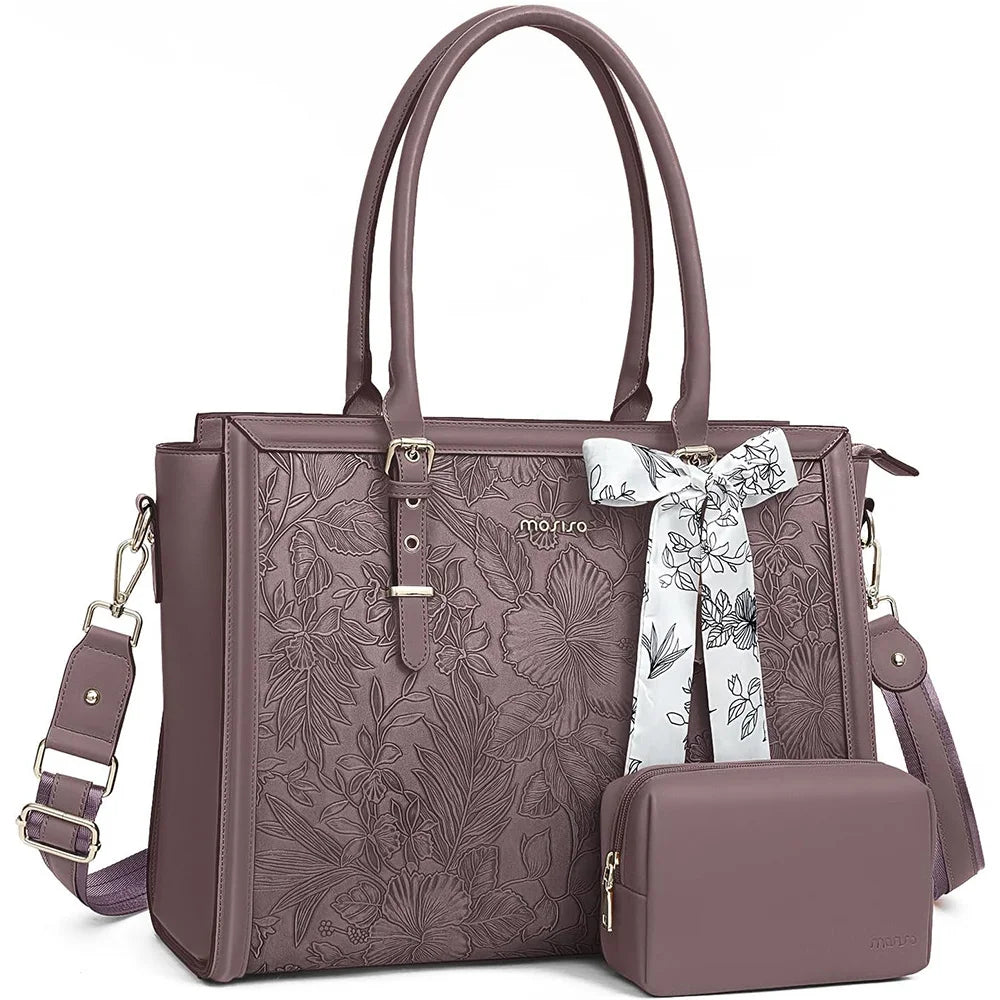 Sac ordinateur femme cuir 17 pouces