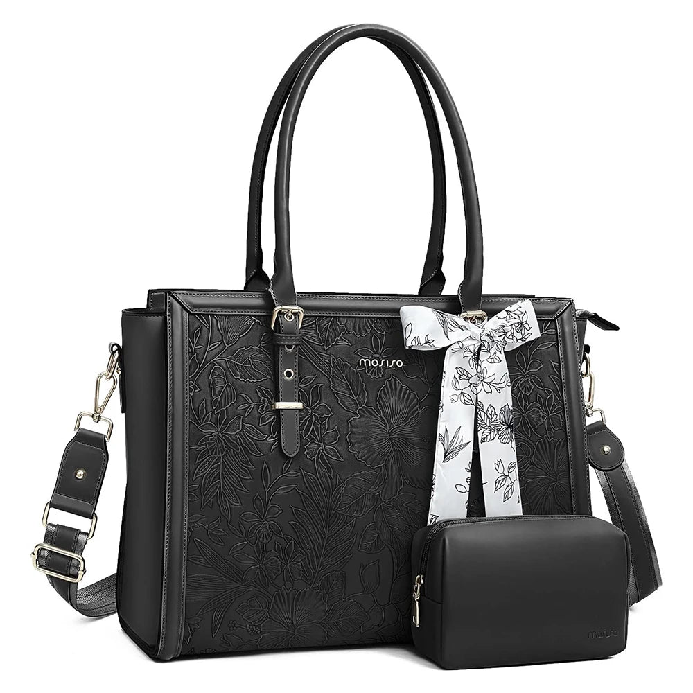 Sac ordinateur femme cuir 17 pouces