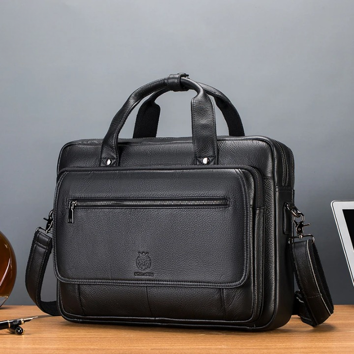 Sacoche ordinateur cuir 16 pouces qualité premium
