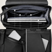Organisation intérieure du sac à dos ordinateur Le Classique avec compartiments et poches d’accès rapide
