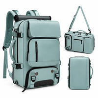 Sac à dos voyage ordinateur L’Escapade présenté dans plusieurs modes de portage