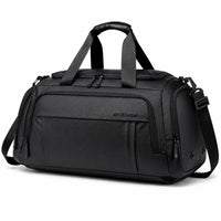 Sac de voyage ordinateur Le Voyage noir, format duffel, vue de trois quarts