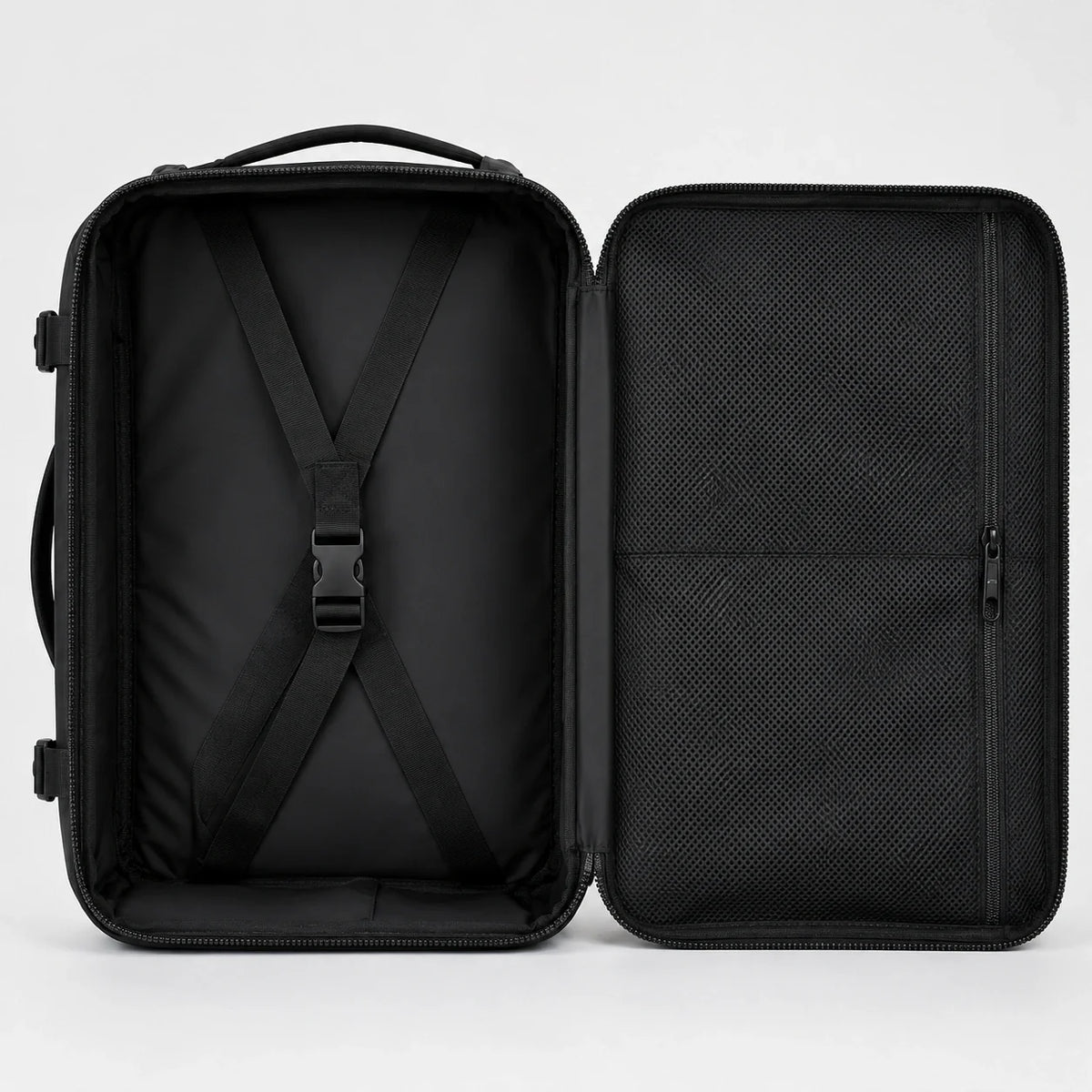 Sac ordinateur convertible Le Transit 3-en-1, ouverture clamshell grand angle vide