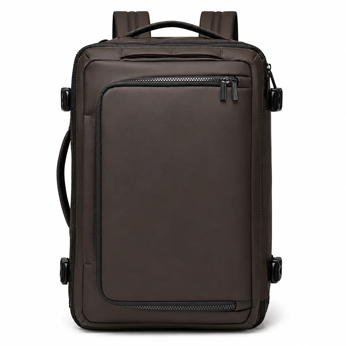 Sac ordinateur convertible Le Transit 3-en-1 marron, vue de face